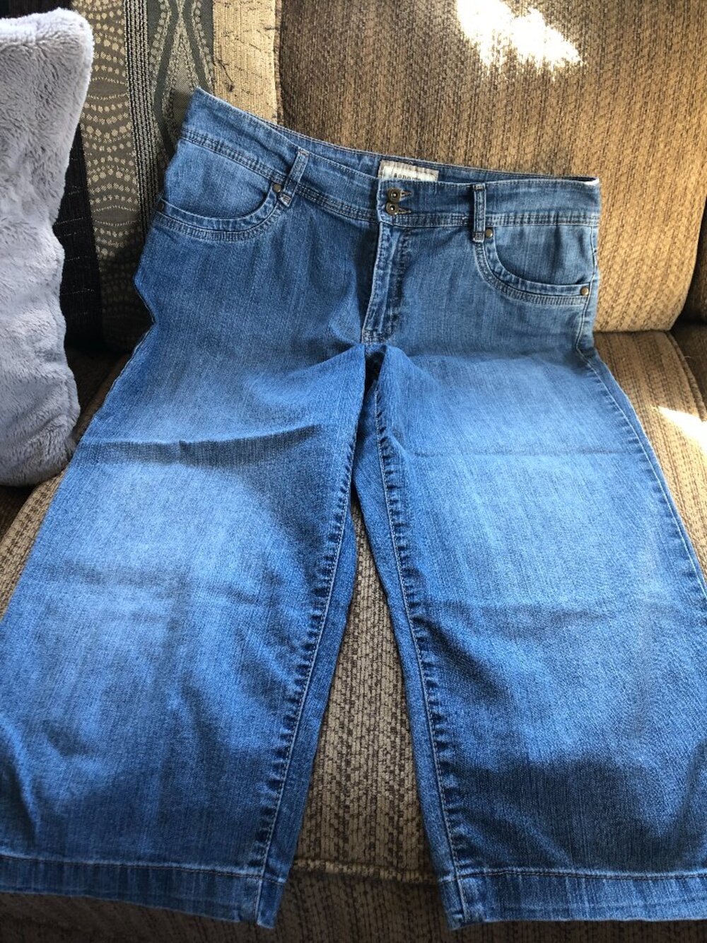 Sonoma Life + Style 14 Jean Capris 35" Waist #JS